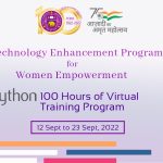 Python Program – Virtual Training – ICT Academy (September 12-23, 2022)